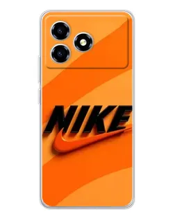 Чохол для ZTE Blade A36 з картинкою «Помаранчевий драйв Nike»