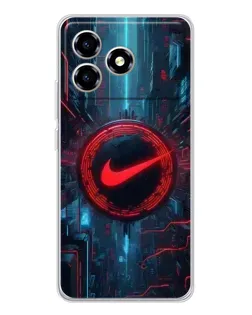 Чохол для ZTE Blade A36 з картинкою «Техногенний стиль Nike»