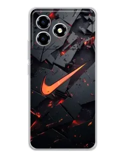Чохол для ZTE Blade A36 з картинкою «Nike — ефект розломів»