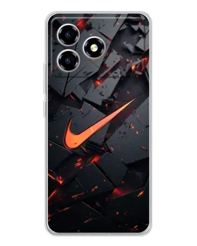 Чехол для ZTE Blade A36 с картинкой «Nike — эффект разломов» Чехол для ZTE Blade A36 с картинкой «Nike — эффект разломов»