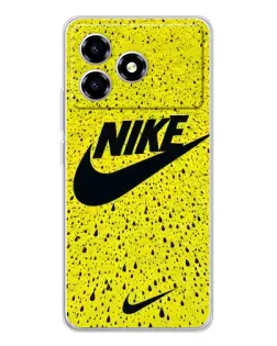 Чохол для ZTE Blade A36 з картинкою «Жовтий текстурний Nike»
