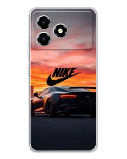 Чохол для ZTE Blade A36 з картинкою «Nike та суперкар»