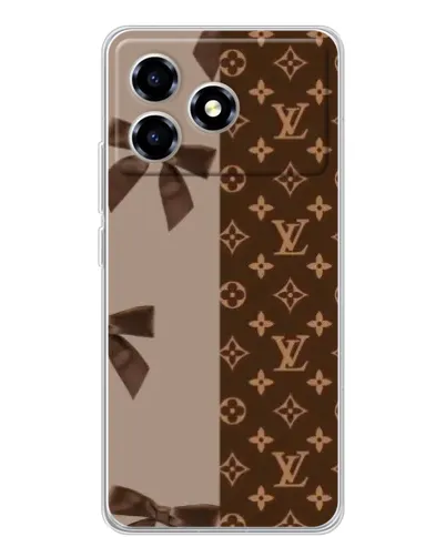 Чехол для ZTE Blade A36 с картинкой «Louis Vuitton — банты»