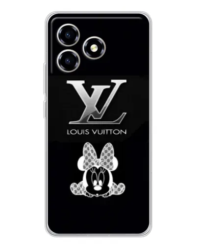 Чехол для ZTE Blade A36 с картинкой «LV и Минни Маус»