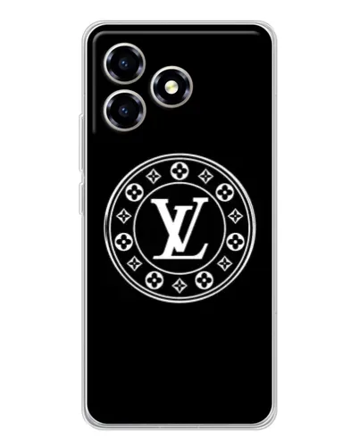 Чехол для ZTE Blade A36 с картинкой «LV — печать стиля»