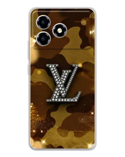 Чехол для ZTE Blade A36 с картинкой «Камуфляжный Louis Vuitton»