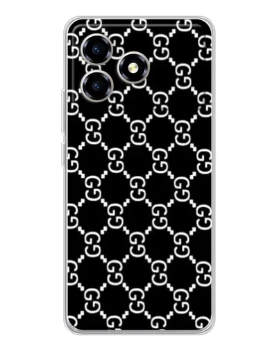 Чехол для ZTE Blade A36 с картинкой «Gucci — сетчатый паттерн»
