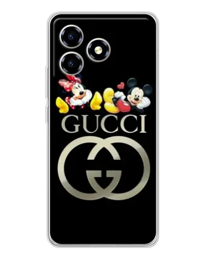 Чехол для ZTE Blade A36 с картинкой «Gucci — герои Disney»