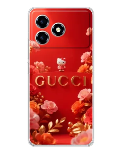 Чехол для ZTE Blade A36 с картинкой «Gucci — золотой сад»