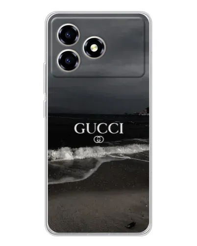 Чехол для ZTE Blade A36 с картинкой «Gucci — морской прибой»