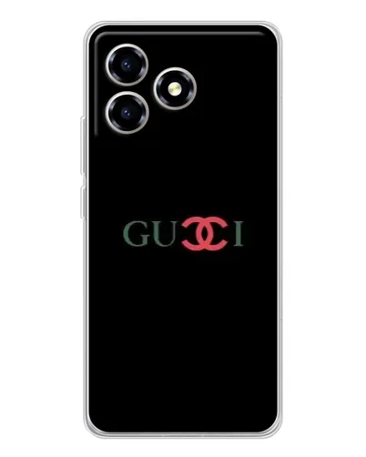 Чехол для ZTE Blade A36 с картинкой «Gucci — красный градиент»