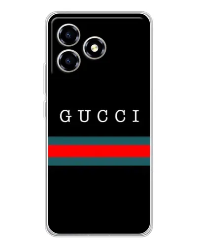 Чехол для ZTE Blade A36 с картинкой «Gucci — красный пояс»