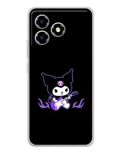 Чехол для ZTE Blade A36 с картинкой «Электрическая Kuromi»