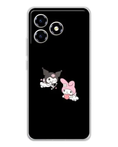 Чехол для ZTE Blade A36 с картинкой «My Melody и Kuromi»