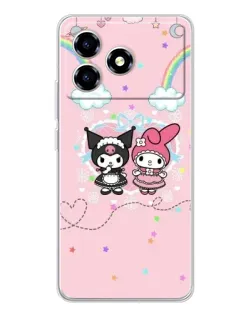 Чехол для ZTE Blade A36 с картинкой «My Melody и Kuromi»