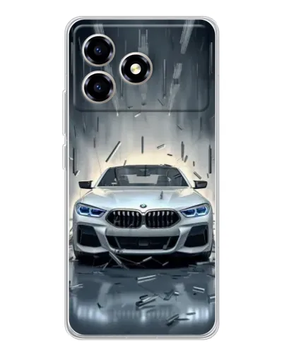 Чехол для ZTE Blade A36 с картинкой «BMW в свете фар» Чехол для ZTE Blade A36 с картинкой «BMW в свете фар»
