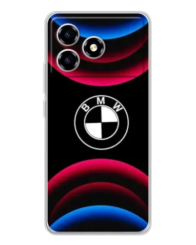 Чехол для ZTE Blade A36 с картинкой «Логотип BMW и неоновые дуги» Чехол для ZTE Blade A36 с картинкой «Логотип BMW и неоновые дуги»