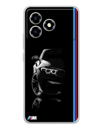 Чехол для ZTE Blade A36 с картинкой «Силуэт BMW в темноте» Чехол для ZTE Blade A36 с картинкой «Силуэт BMW в темноте»