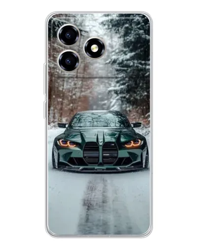 Чехол для ZTE Blade A36 с картинкой «BMW в зимнем лесу» Чехол для ZTE Blade A36 с картинкой «BMW в зимнем лесу»