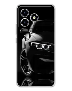Чехол для ZTE Blade A36 с картинкой «Черная BMW — профиль» Чехол для ZTE Blade A36 с картинкой «Черная BMW — профиль»