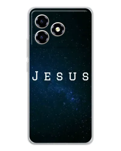 Чехол для ZTE Blade A36 с картинкой «Звездное небо Jesus»