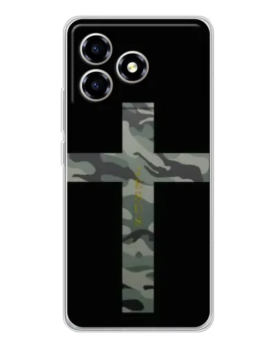 Чехол для ZTE Blade A36 с картинкой «Милитари Крест»