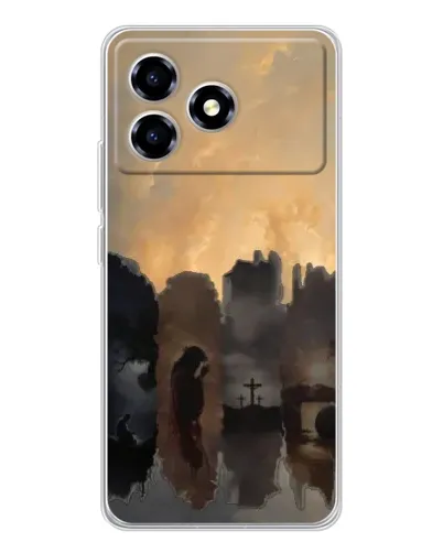Чехол для ZTE Blade A36 с картинкой «Дорога к вере»