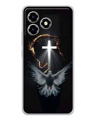 Чехол для ZTE Blade A36 с картинкой «Голубь и Свет»