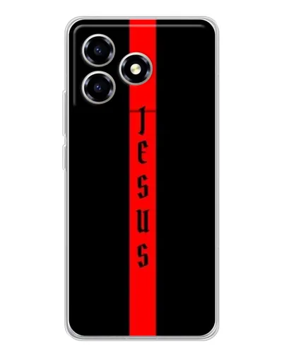 Чехол для ZTE Blade A36 с картинкой «Красная линия веры»