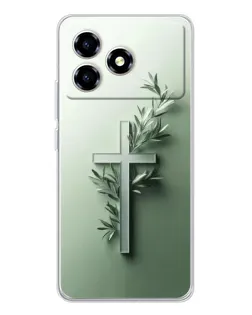 Чехол для ZTE Blade A36 с картинкой «Оливковая ветвь» Чехол для ZTE Blade A36 с картинкой «Оливковая ветвь»