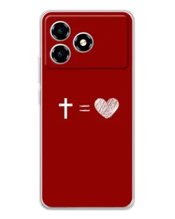 Чехол для ZTE Blade A36 с картинкой «Уравнение любви» Чехол для ZTE Blade A36 с картинкой «Уравнение любви»