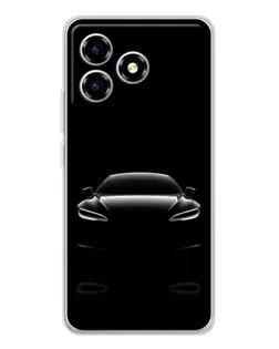 Чехол для ZTE Blade A36 с картинкой «Силуэт Tesla Night» Чехол для ZTE Blade A36 с картинкой «Силуэт Tesla Night»