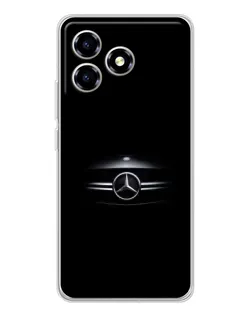 Чехол для ZTE Blade A36 с картинкой «Mercedes — абстрактные линии» Чехол для ZTE Blade A36 с картинкой «Mercedes — абстрактные линии»