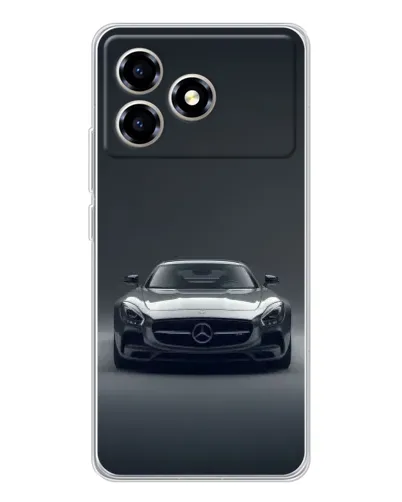 Чехол для ZTE Blade A36 с картинкой «Mercedes на черном» Чехол для ZTE Blade A36 с картинкой «Mercedes на черном»