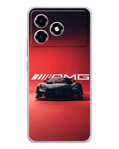 Чехол для ZTE Blade A36 с картинкой «Mercedes AMG — красная линия» Чехол для ZTE Blade A36 с картинкой «Mercedes AMG — красная линия»