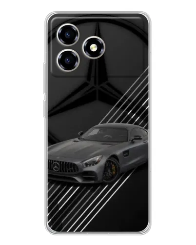 Чехол для ZTE Blade A36 с картинкой «Mercedes AMG — графика» Чехол для ZTE Blade A36 с картинкой «Mercedes AMG — графика»