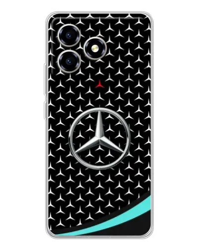 Чехол для ZTE Blade A36 с картинкой «Mercedes — бирюзовый акцент» Чехол для ZTE Blade A36 с картинкой «Mercedes — бирюзовый акцент»