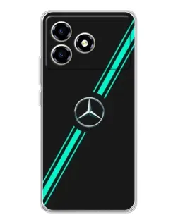 Чехол для ZTE Blade A36 с картинкой «Спортивные линии Mercedes» Чехол для ZTE Blade A36 с картинкой «Спортивные линии Mercedes»