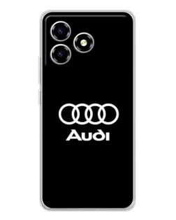 Чехол для ZTE Blade A36 с картинкой «Классическое лого Audi» Чехол для ZTE Blade A36 с картинкой «Классическое лого Audi»