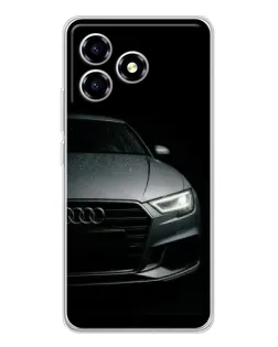 Чехол для ZTE Blade A36 с картинкой «Audi — детализация кузова» Чехол для ZTE Blade A36 с картинкой «Audi — детализация кузова»