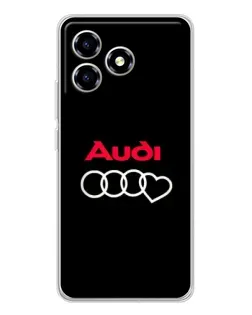 Чехол для ZTE Blade A36 с картинкой «Логотип Audi Heart» Чехол для ZTE Blade A36 с картинкой «Логотип Audi Heart»