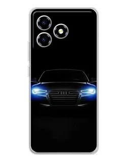 Чехол для ZTE Blade A36 с картинкой «Audi в неоне» Чехол для ZTE Blade A36 с картинкой «Audi в неоне»