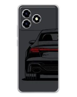 Чехол для ZTE Blade A36 с картинкой «Задняя часть Audi — арт» Чехол для ZTE Blade A36 с картинкой «Задняя часть Audi — арт»