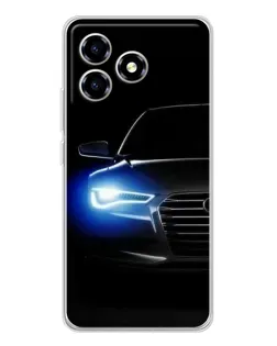 Чехол для ZTE Blade A36 с картинкой «Неоновый взгляд Audi» Чехол для ZTE Blade A36 с картинкой «Неоновый взгляд Audi»