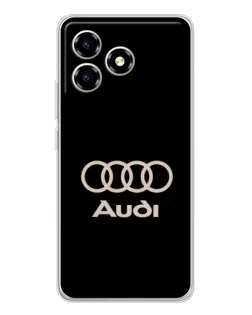 Чехол для ZTE Blade A36 с картинкой «Audi — золотой логотип» Чехол для ZTE Blade A36 с картинкой «Audi — золотой логотип»