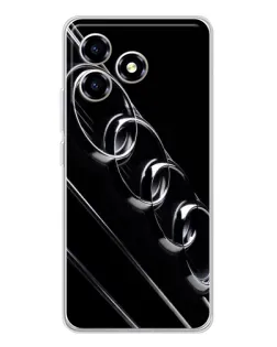 Чехол для ZTE Blade A36 с картинкой «Audi — абстрактные кольца» Чехол для ZTE Blade A36 с картинкой «Audi — абстрактные кольца»