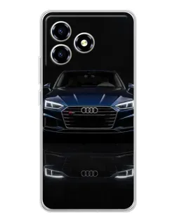 Чехол для ZTE Blade A36 с картинкой «Audi — ночное отражение» Чехол для ZTE Blade A36 с картинкой «Audi — ночное отражение»