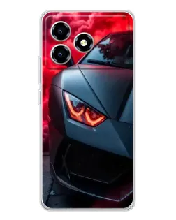 Чехол для ZTE Blade A36 с картинкой «Lamborghini красное сияние» Чехол для ZTE Blade A36 с картинкой «Lamborghini красное сияние»