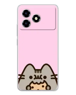 Чехол для ZTE Blade A36 с картинкой «Pusheen и печенье» Чехол для ZTE Blade A36 с картинкой «Pusheen и печенье»