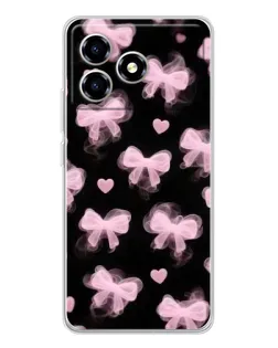 Чехол для ZTE Blade A36 с картинкой «Геометрия банта»